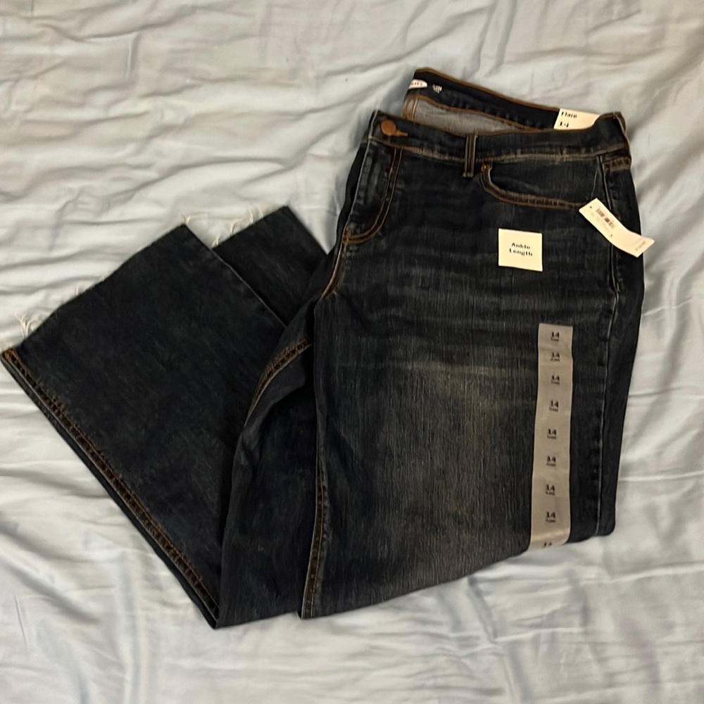 NWT Ankle Flare Jeans